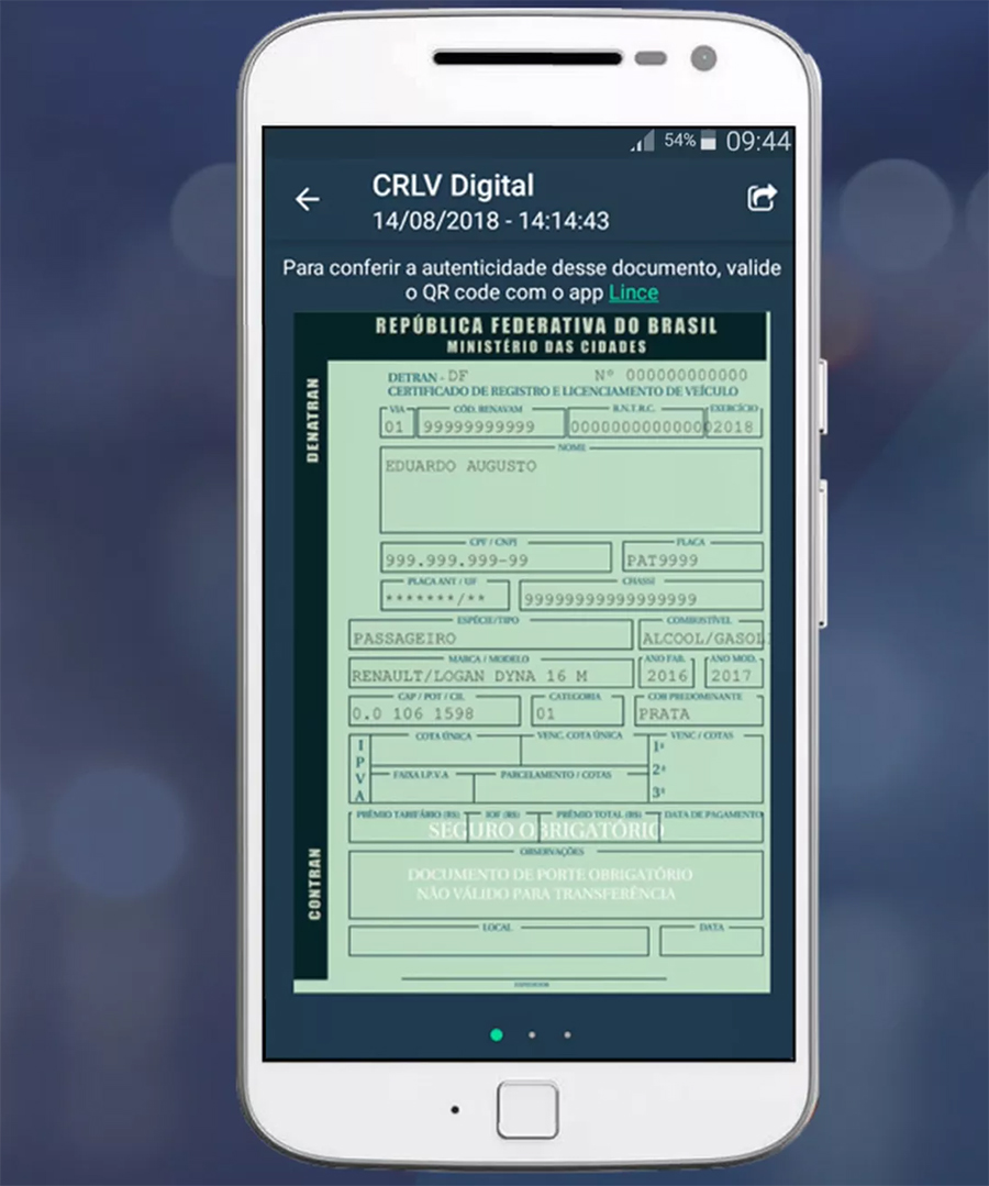 Ministério das Cidades lança CRLV digital