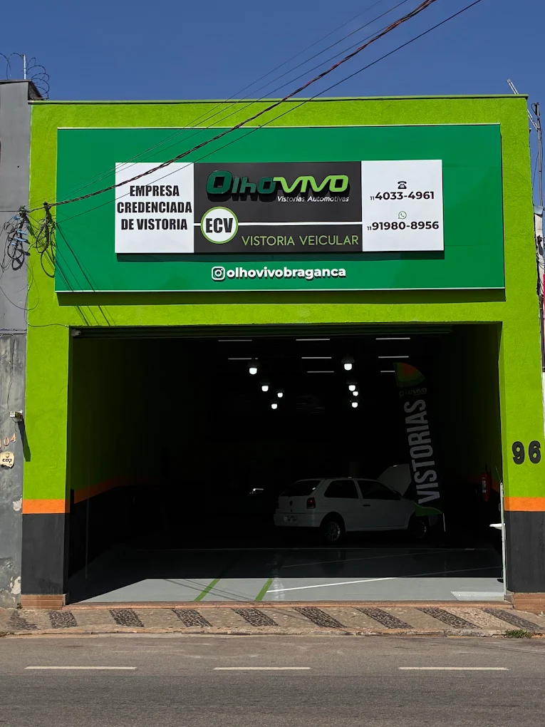 Vistoria Veicular em Bragança Paulista - Olho Vivo Vistorias, Bragança Paulista – Unidade 2